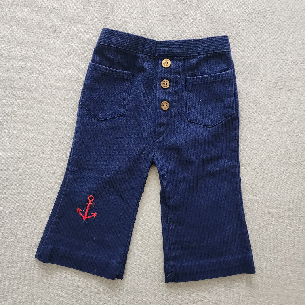 Vintage 60s Healthtex Flared Sailor Pants 9-12 months