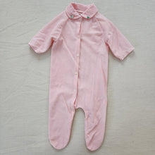 Load image into Gallery viewer, Vintage Pink Footed PJs 0-3 months
