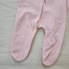 Load image into Gallery viewer, Vintage Pink Footed PJs 0-3 months
