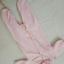 Load image into Gallery viewer, Vintage Pink Footed PJs 0-3 months
