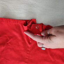 Load image into Gallery viewer, Vintage Red Color Pop Shortalls 12 months
