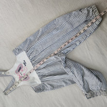 Load image into Gallery viewer, Vintage Elephant Striped Bubble Overalls 24 months/2t
