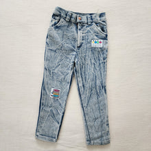 Load image into Gallery viewer, Vintage Acid Wash Slim Jeans 5t

