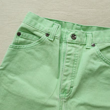 Load image into Gallery viewer, Vintage Light Green Jeans kids 10
