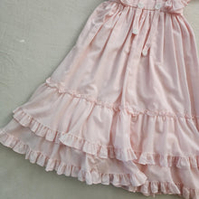 Load image into Gallery viewer, Vintage Martha&#39;s Miniatures Pink Ruffled Maxi Dress 5t
