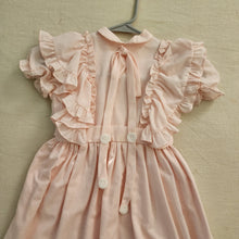 Load image into Gallery viewer, Vintage Martha&#39;s Miniatures Pink Ruffled Maxi Dress 5t
