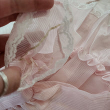 Load image into Gallery viewer, Vintage Martha&#39;s Miniatures Pink Semi-Sheer Full Circle Dress 5t/6
