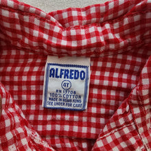 Load image into Gallery viewer, Vintage Red Gingham Buttondown Shirt 2t/3t
