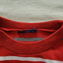 Load image into Gallery viewer, Vintage Red Striped Long Sleeve Shirt 3t
