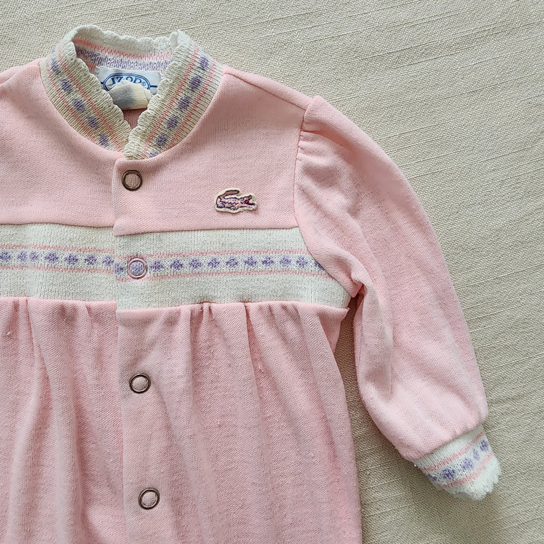 Vintage Izod Lacoste Footed PJs 0-3 months