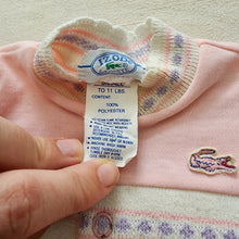 Load image into Gallery viewer, Vintage Izod Lacoste Footed PJs 0-3 months
