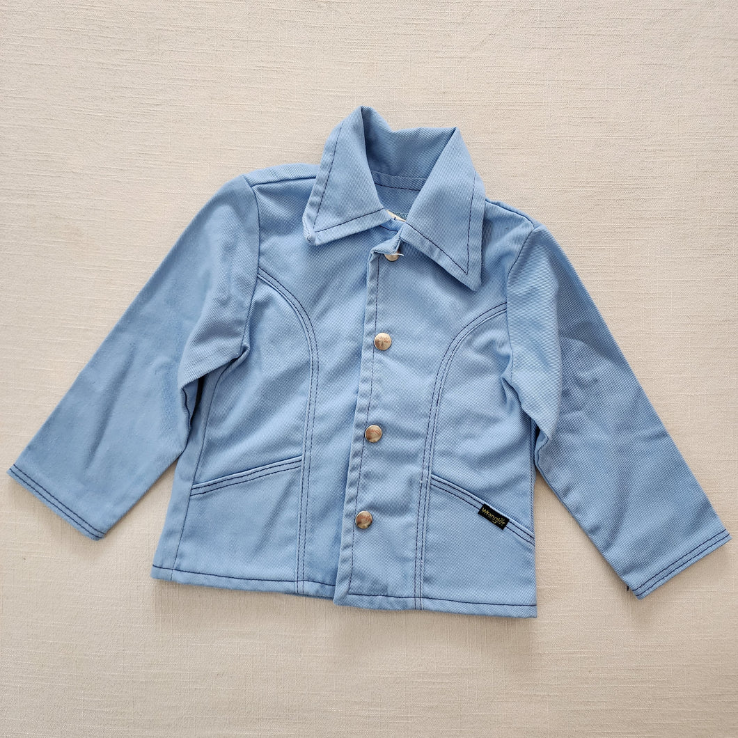 Vintage Wrangler Blue Jacket 2t/3t