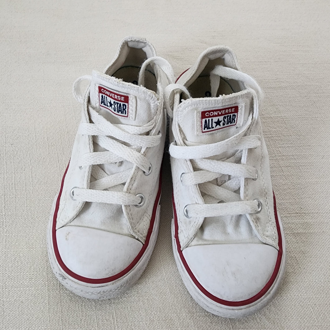 Converse White Allstar Shoes toddler 10