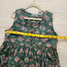 Load image into Gallery viewer, Vintage Jeanjer Fall Floral 90s Dress kids 6 *play
