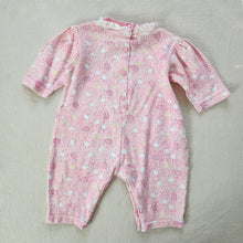 Load image into Gallery viewer, Vintage Farm Pattern Pink Bodysuit 0-3 months
