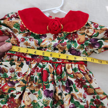 Load image into Gallery viewer, Vintage Fall Fruit Dress &amp; Matching Purse 12 months
