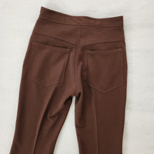 Load image into Gallery viewer, Vintage 70s Flared Brown Pants kids 12/14
