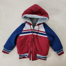 Load image into Gallery viewer, Vintage Sherpa Hooded Coat 2t+
