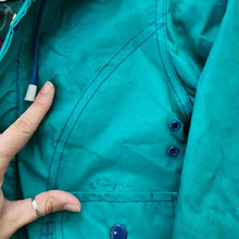 Load image into Gallery viewer, Vintage Teal Rain Coat Flannel Lined 5t
