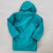 Load image into Gallery viewer, Vintage Teal Rain Coat Flannel Lined 5t
