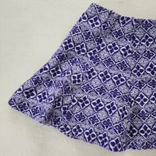 Load image into Gallery viewer, Vintage Purple Kaleidoscope Skirt kids 6/7
