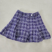 Load image into Gallery viewer, Vintage Purple Kaleidoscope Skirt kids 6/7
