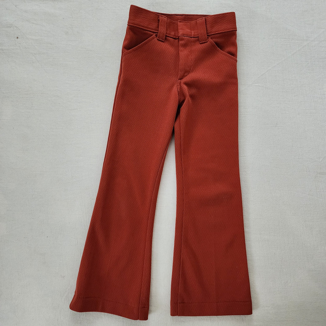 Vintage Rust Flared Pants kids 6/7