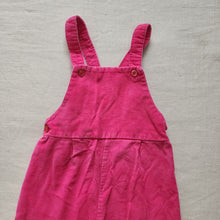 Load image into Gallery viewer, Vintage Pink Corduroy Overalls 3t
