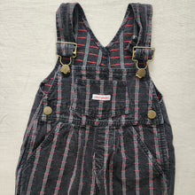 Load image into Gallery viewer, Vintage Cutecumber Black Pattern Overalls 2t
