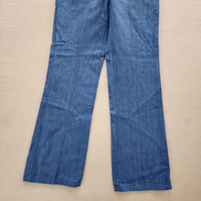 Load image into Gallery viewer, Vintage Deadstock Blue Flared Pants kids 12 SLIM
