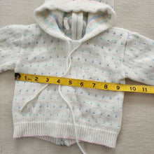 Load image into Gallery viewer, Vintage Hooded Knit Sweater 6-9 months
