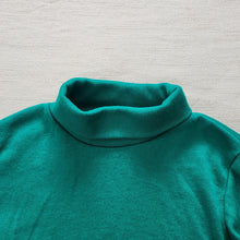 Load image into Gallery viewer, Vintage Solid Green Turtleneck 2t
