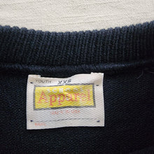 Load image into Gallery viewer, Vintage Black Knit Sweater Shirt 5t
