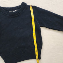 Load image into Gallery viewer, Vintage Black Knit Sweater Shirt 5t
