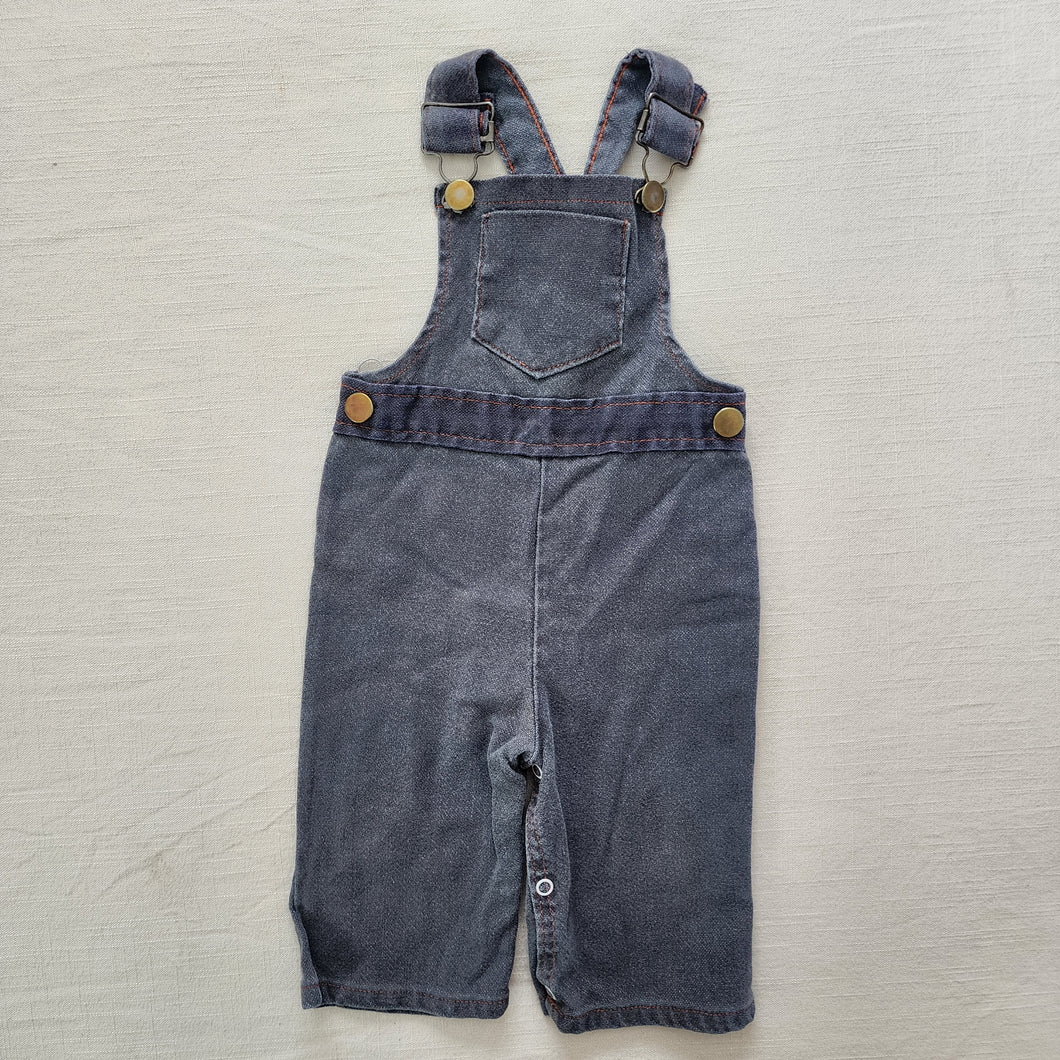 Vintage Faded Grey Overalls 6-12 months