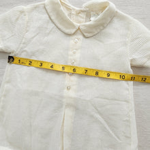 Load image into Gallery viewer, Vintage Off-white Romper 12 months
