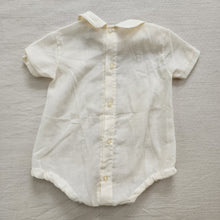 Load image into Gallery viewer, Vintage Off-white Romper 12 months
