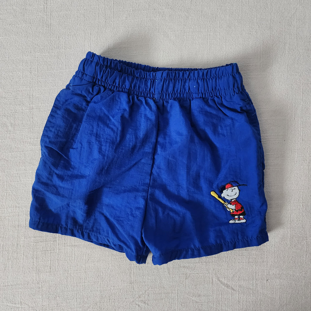 Vintage Charlie Brown Snoopy Swim Trunks 12 months
