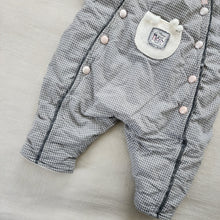 Load image into Gallery viewer, Vintage Grid Hooded Snowsuit 3-6 months
