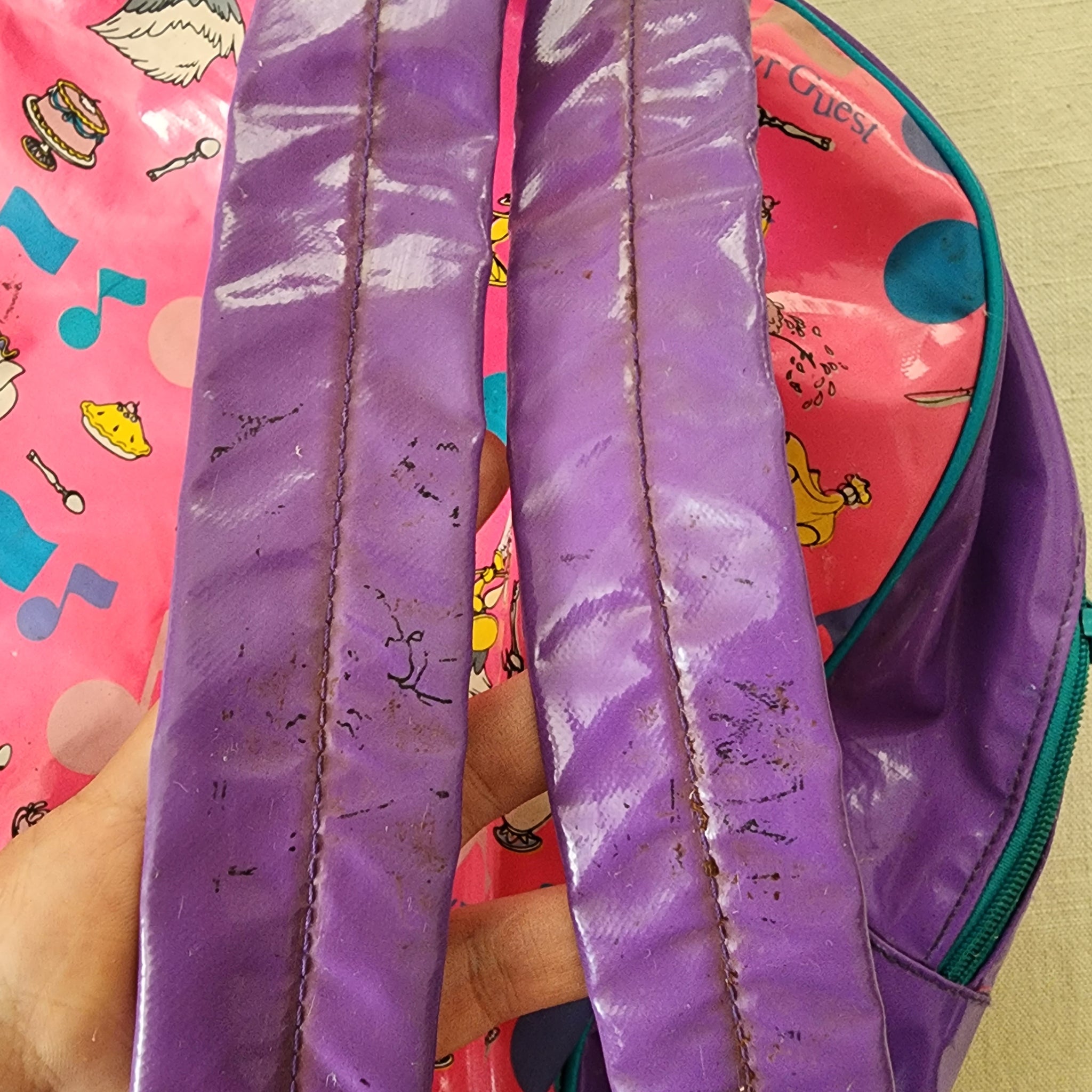 Vintage Beauty & Beast School Backpack – Nostalgic Baby Vintage