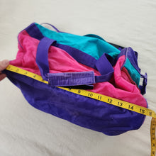 Load image into Gallery viewer, Vintage 90s Duffle Bag Kid&#39;s Size
