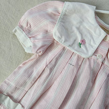 Load image into Gallery viewer, Vintage Pink Striped Pocket Dress 4t
