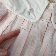 Load image into Gallery viewer, Vintage Pink Striped Pocket Dress 4t
