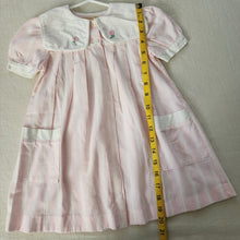 Load image into Gallery viewer, Vintage Pink Striped Pocket Dress 4t
