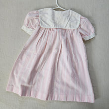 Load image into Gallery viewer, Vintage Pink Striped Pocket Dress 4t
