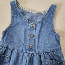 Load image into Gallery viewer, Vintage Healthtex Blue Denim Dress 3t
