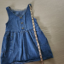 Load image into Gallery viewer, Vintage Healthtex Blue Denim Dress 3t
