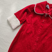 Load image into Gallery viewer, Vintage Red Cord Utility Suit 3-6 months
