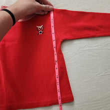 Load image into Gallery viewer, Vintage 60s Owl Red Long Sleeve 3t
