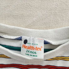 Load image into Gallery viewer, Vintage Healthtex Primary Striped Shirt 24 months

